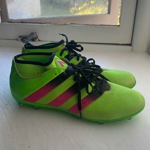 Adidas Mens  Rare Ace 16.2 Primemesh FG AQ2552 Lime Green Soccer Cleats